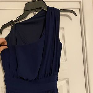 Lulus Navy Off Shoulder Dress